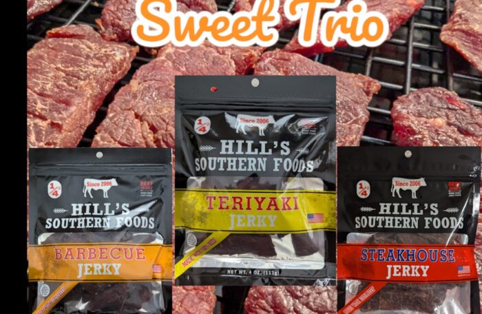 Sweet Trio Beef Jerky <br> 1/4 lb